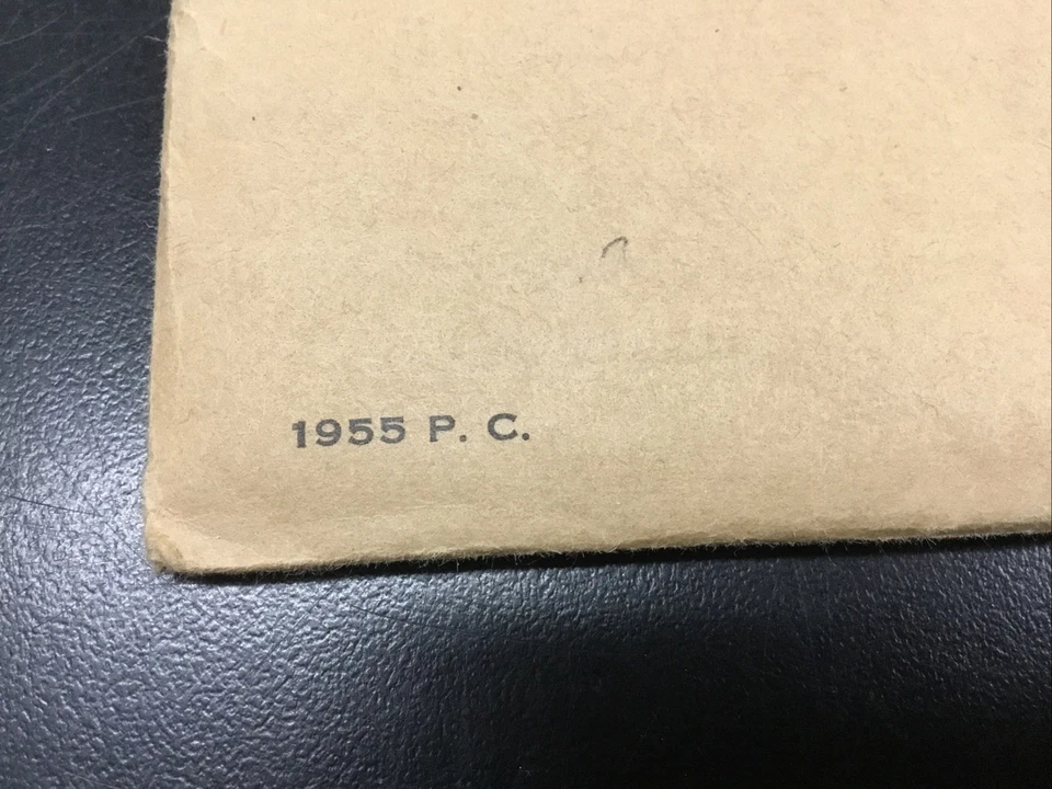 1955 US Mint Silver Proof Set Flat Pack Unopened Sealed OGP Gold Envelope - Image 2 of 4