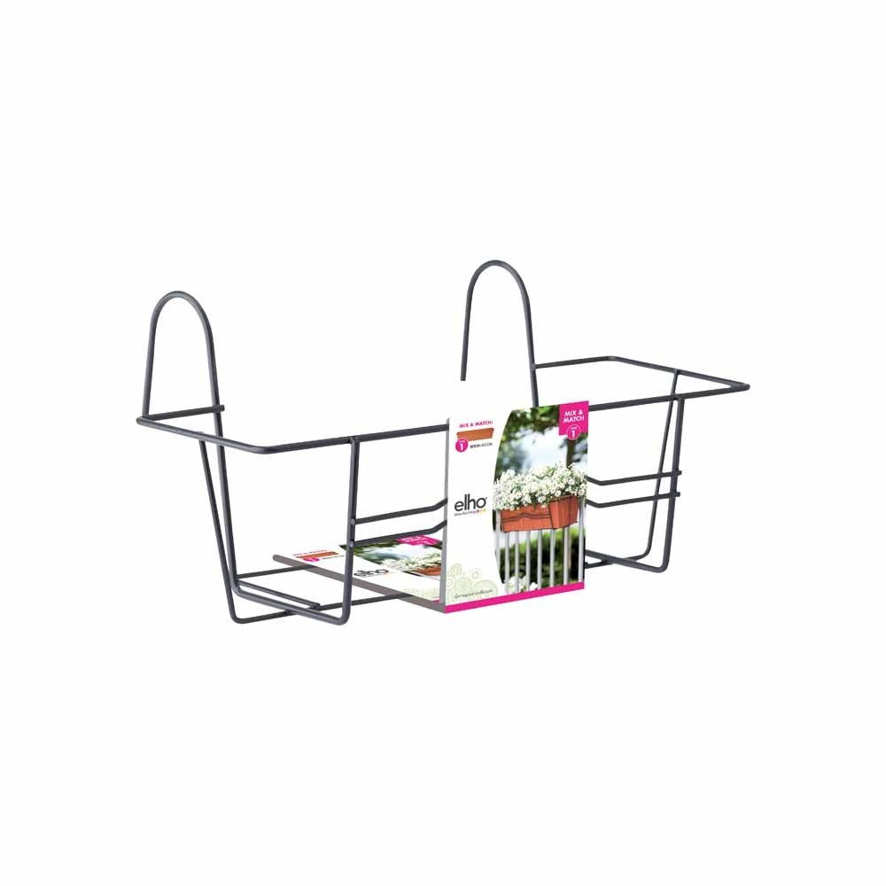 green basics balcony rack 40cm anthracite elho