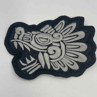 Quetzalcoatl Aztec Prehispanic  Patch: Sew On, Quality Embroidery, 3  X 2 1/2 