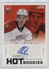 2013 Rookie Anthology Score Update Hot Rookies Signatures Alex Petrovic Auto 2rd
