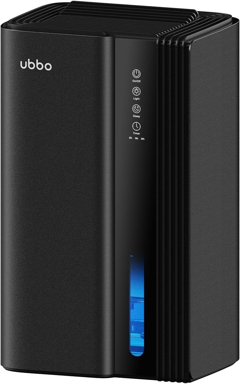 S For Home, 850 Sq.ft 95oz Dehumidifier With Drain Hose Black