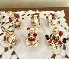 Harmony Kingdom Treasure Santa Collection (6) W/Boxes