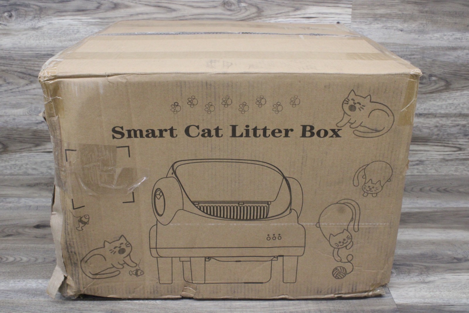 Smart Automatic Cat Litter Box, APP Controlled Self-Cleaning