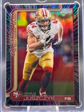 2025 Topps Chrome Kyle Juszczyk Neon Pulse San Francisco 49ers
