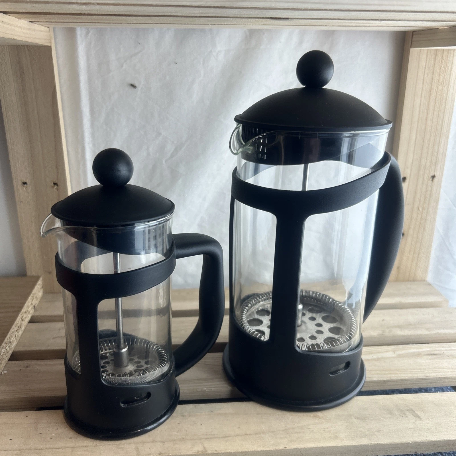 Pair Of Cafatiers Large & Small Matching