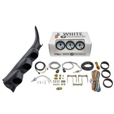 Glowshift White Boostegttrans Temp Gauges Pod Fits 00-06 Silverado Duramax Glowshift White Boostegttrans Temp Gauges Pod Fits 00-06 Silverado Duramax