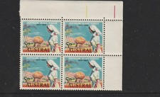 STAMPS AUST PREDECIMAL 1962  INLAND  MISSION  BLOCK    MUH FLAW  SEE  BELOW