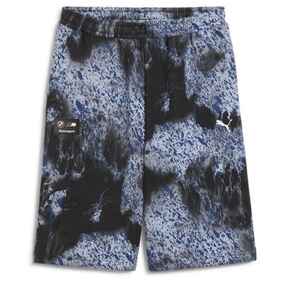 Puma BMW Motorsport MMS Blue Black Colorsplash Fleece Shorts 631147 01 Size XL
