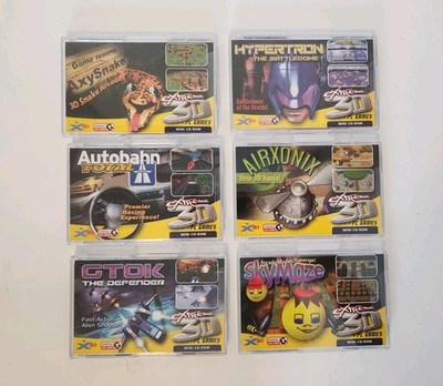 6 New Extreme 3D PC Games GTOK, Axy Snake, Autobahn, Airxonix, Skymaze,Hypertron