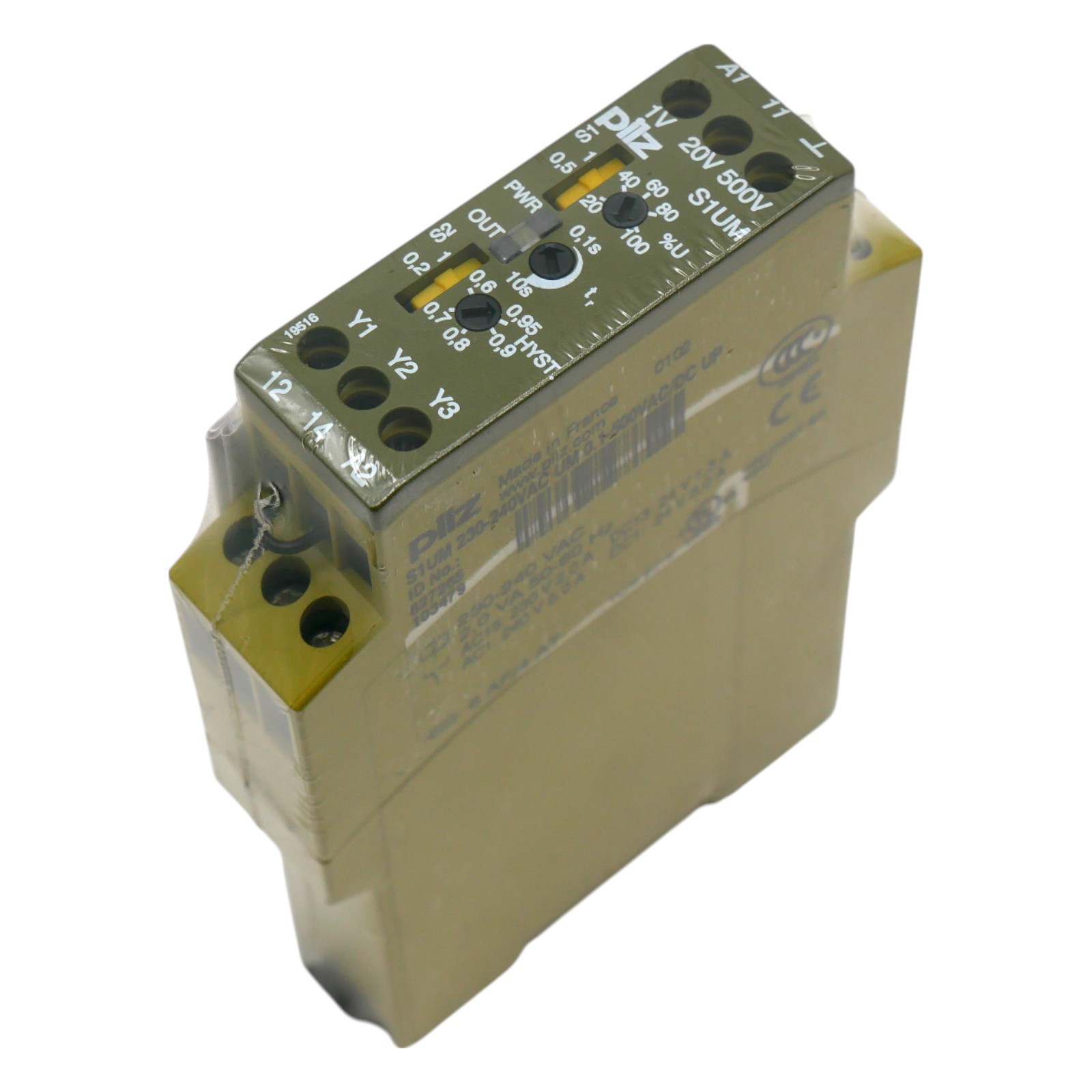 Pilz S1UM 230-240VAC UM 0.1-500VAC/DC UP 827265 Spannungsüberwachung -unused-