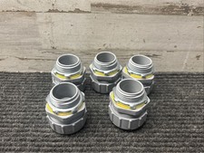 Arlington NMLT100 Liquid-Tight Connector 1” Straight NM Type B Conduit Lot of 5