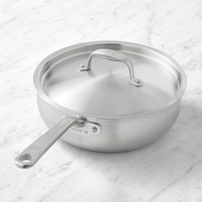 New Made In Stainless-Steel Saucier, 3-Qt. New tags
