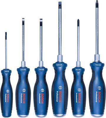 BOSCH STANDARD SCREWDRIVER 6 PCS SET 1600A016BF