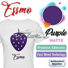 Matte Purple Heat Transfer Vinyl HTV T-Shirt 20" Wide Roll Iron On / Heat Press