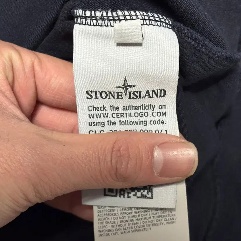 Stone Island Navy Long Sleeve T-Shirt L thumbnail 6