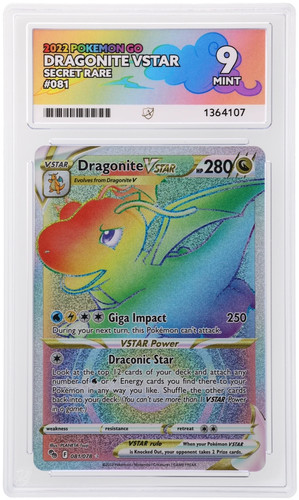 Dragonite VSTAR graded ACE 9 for sale on eBay