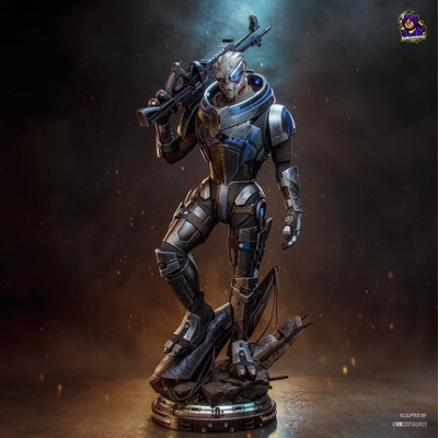 Garrus - Mass Effect - Fan Art Figur - 3D Resin Druck 331mm