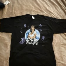 Blue Grapes Buffy the Vampire Slayer Black Graphic T-Shirt Television