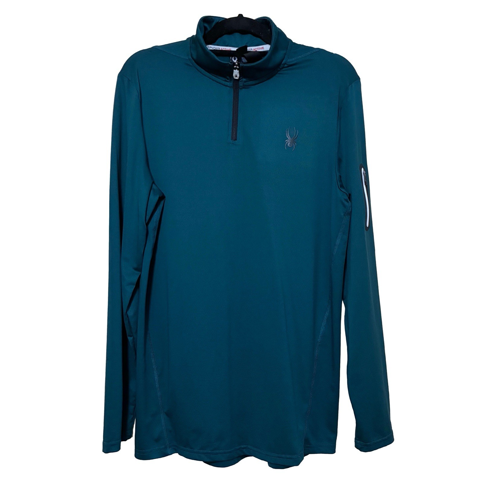 Spyder Active Quarter-Zip Performance Pullover Me… - image 2