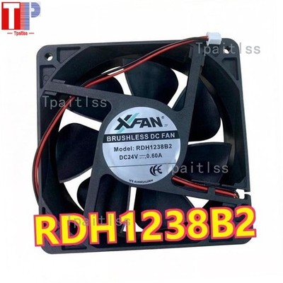 RDH1238B2 Pc. New Cooling Fan 12038 DC24V 0.60A 12CM 2Pin