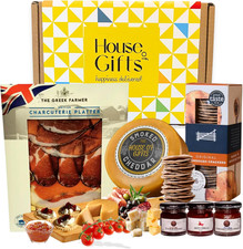 Charcuterie and Cheese Gift Box Hamper – Artisan Cheese and Chutney with Savoury