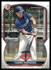 2023 Bowman #BP-99 Yasser Mercedes Prospects