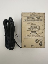Aurora Model Motoring DC-2 Power Pack 20V DC Slot Car Transformer   Untested