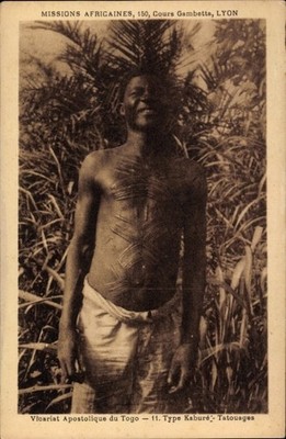 CPA Missions Africaines, Vicariat Apostolique du Togo, Type Kaburé - 4935733