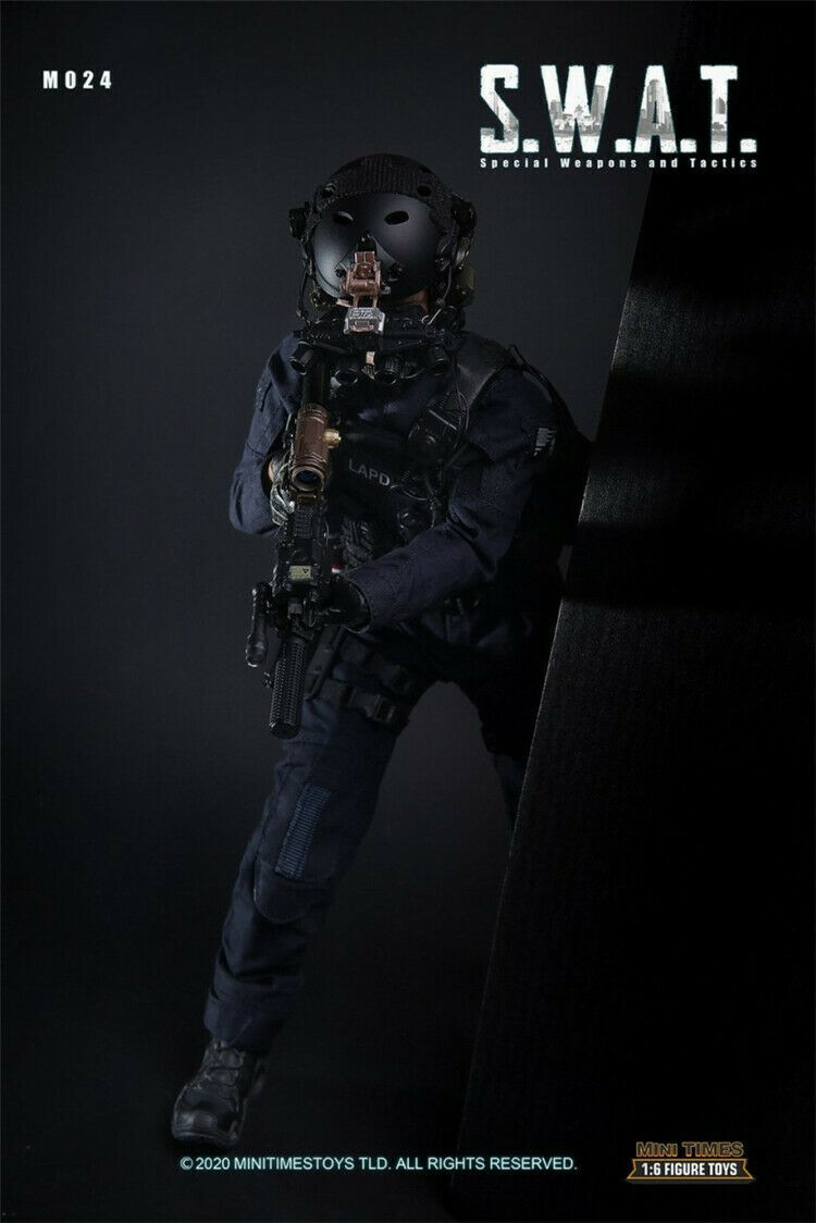 1/6 Mini Times Toys M024 SWAT LAPD Male Soldier Figure Special