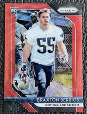 🔥BRAXTON BERRIOS 2018 PRIZM RED WAVE ROOKIE CARD REFRACTOR /149!🔥DOLPHINS!