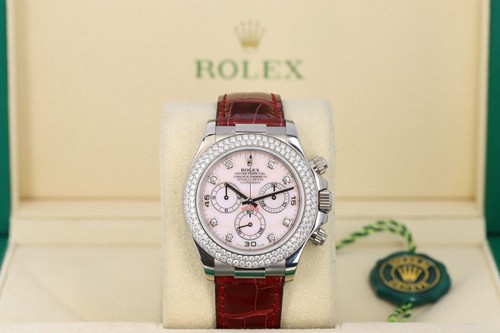Rolex Cosmograph Daytona, Mother of Pearl Diamond Dial, White ...