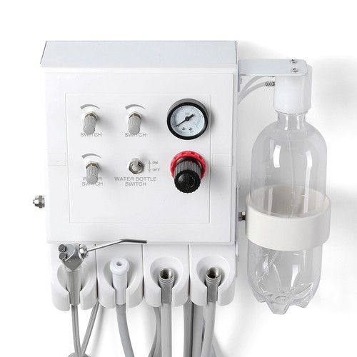 Dental Portable Turbine Unit w/Weak Suction Fit Air Compressor/ Handpiece Kit - Picture 25 of 54