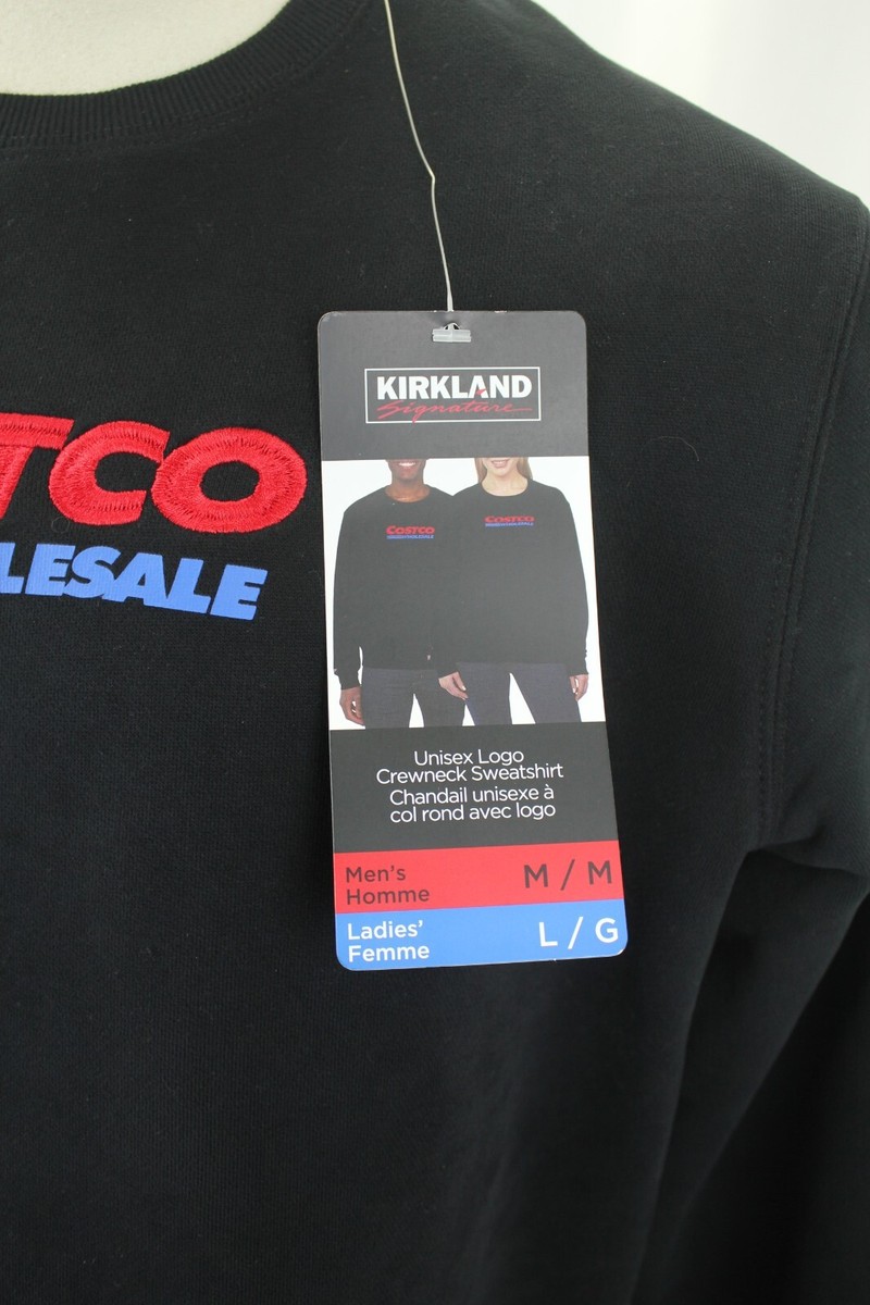 KIRKLAND SIGNATURE COSTCO WHOLESALE EMBROIDERED CREW NECK