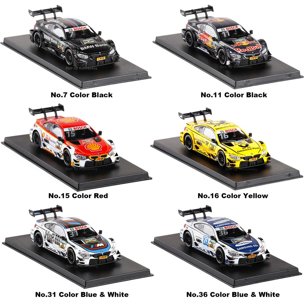 1:43 Scale BMW M4 DTM Deutsche Tourenwagen Masters Racing Car Diecast Model Toy