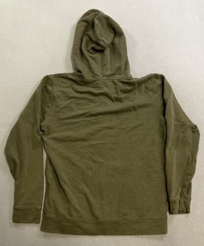 Outerknown Hoodie Men’s Large Green Full Zip Up Hemp Cotton Sweatshirt - Picture 2 of 9