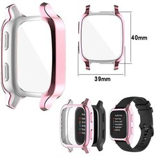 w/ Screen Protector Electroplating TUP Protective Case For Garmin Venu SQ Watch