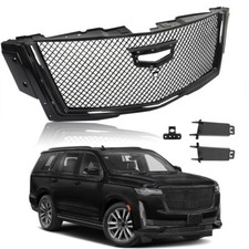 For Cadillac Escalade 2015-2020 Front Bumper Grille Honeycomb Mesh Grill Black