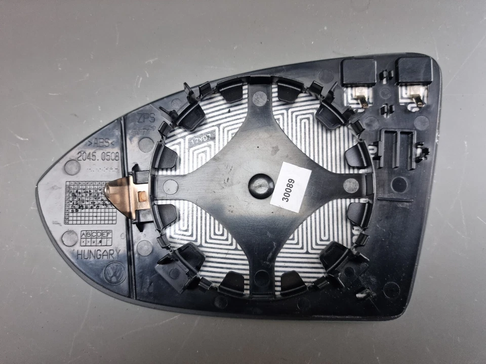 Org VW Golf 7 5G Außenspiegel Seitenspiegel Spiegelglas Beheizt Rechts 5G0857522 - Bild 3 von 3