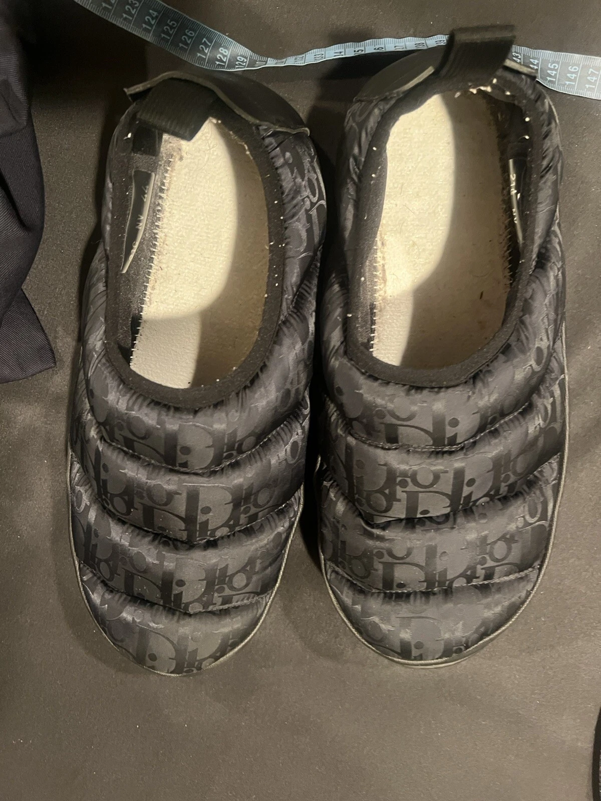 Chaussures à enfiler hiver homme Dior Oblique. 44/11.