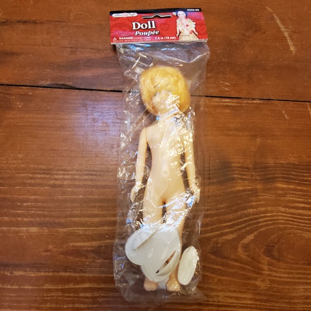 13 inch plastic craft dolls