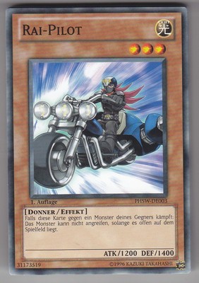 YU-GI-OH Rai Pilot Common PHSW-DE003