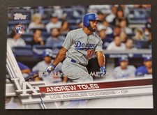 2017 Topps S2 #454 Andrew Toles RC DODGERS Rookie All-Star Game Stamp card NM/MT