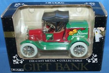 1991 ERTL SEASONS GREETINGS DIE-CAST METAL COLLECTIBLE BANK NEW IN BOX 9426