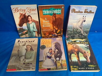 horse novel lot - Friend Flicka/Phantom Stallion/Good Master/BreakingFree+2