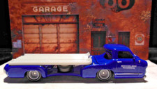 1955  Mercedes-Benz Blaues Wunder High Speed Transporter Racing 1/64 Hot Wheels