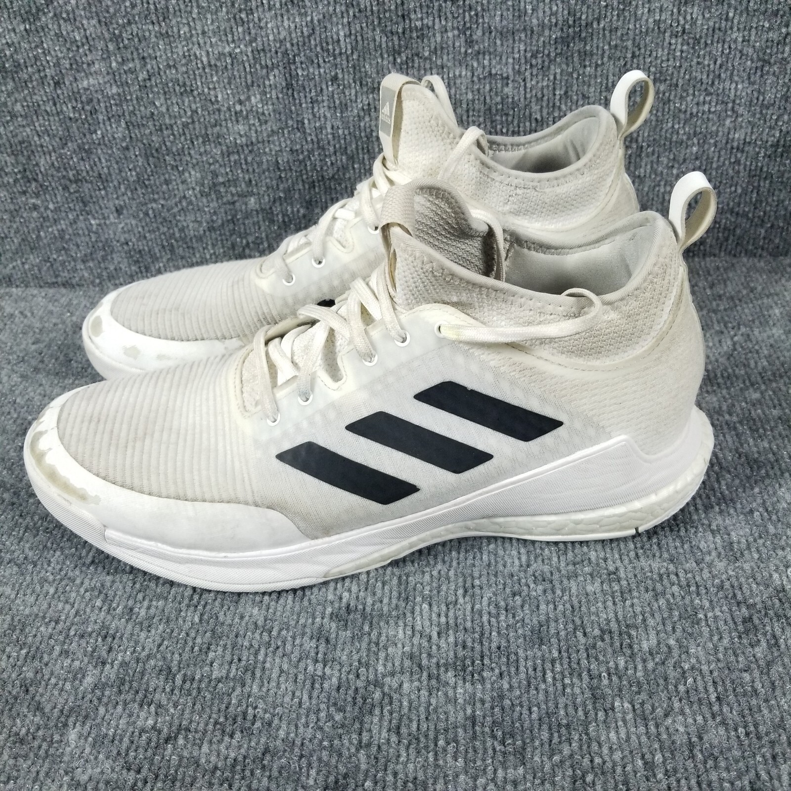 Adidas Men's CrazyFlight Mid Volleyball Shoe White Bl… Gem