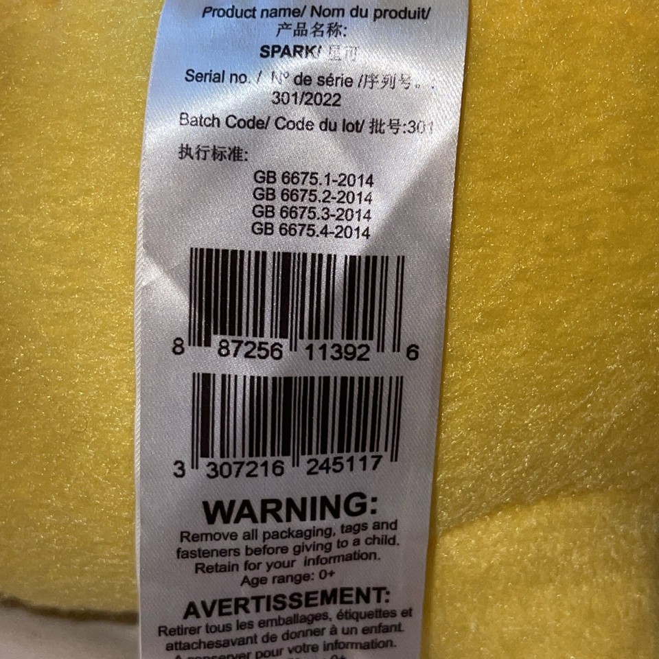 2 Mario + Rabbids Sparks of Hope Starburst Plush Toys 2022 HTF Soft eBay