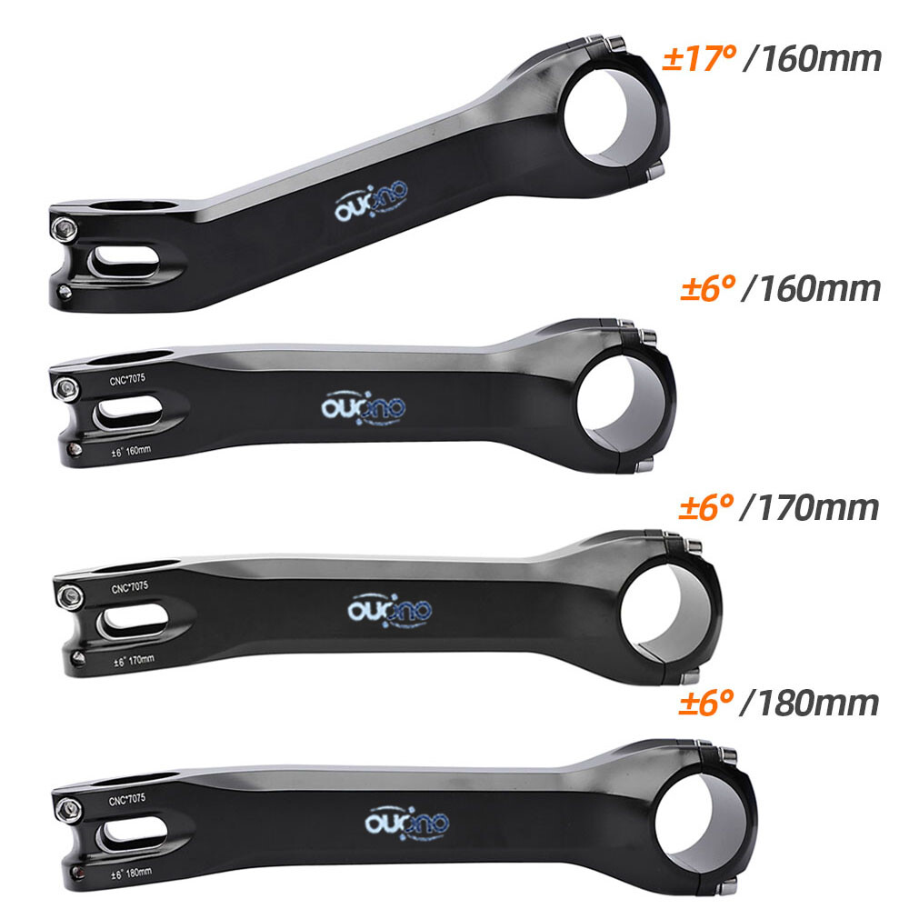 OUO Long Bike Stem CNC Stem 17/6 Degree Mtb Handlebar Stem OUO Long Bike Stem CNC Stem 17/6 Degree Mtb Handlebar Stem