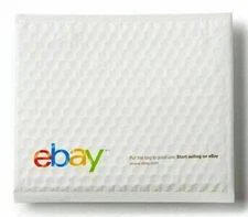NEW eBay-Branded Padded Airjacket Envelopes Multi-Color Print 6.5" x 9.25" 25 PK
