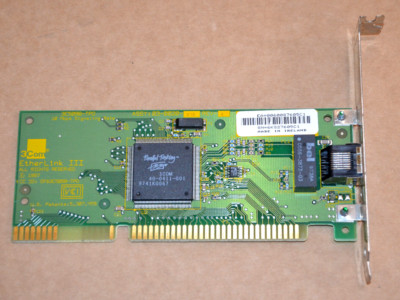 3Com Etherlink III 3C5098-TPO ISA-Netzwerkkarte RJ-45
